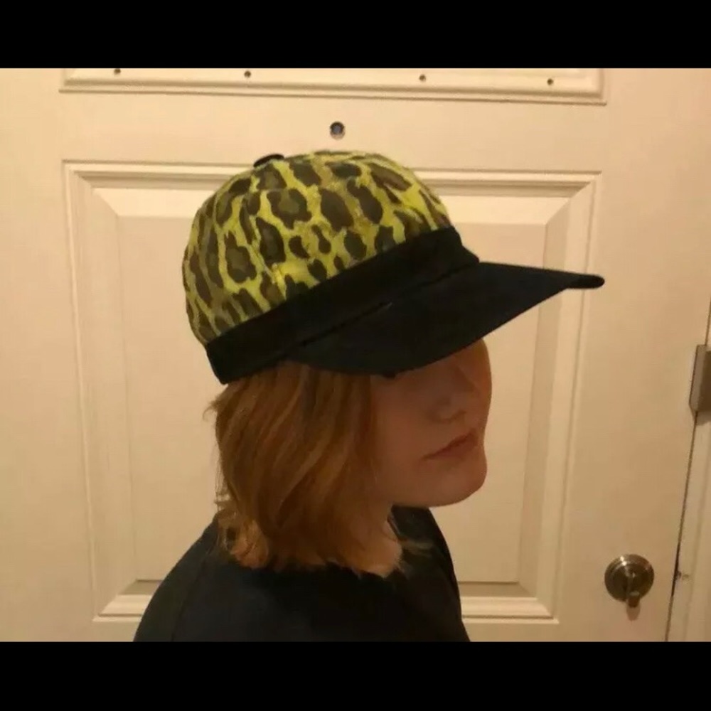 Nordstrom Leopard Print Velvet Chic Hat